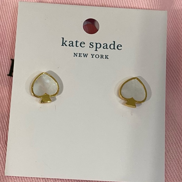 kate-spade-jewelry-nwt-kate-spade-cream-and-gold-signature-spade